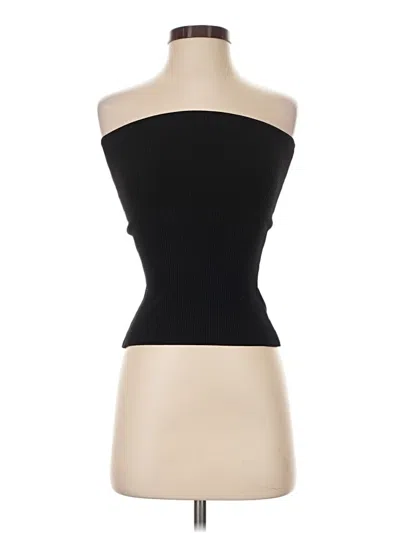 Pre-owned Babaton Tube Top Black Strapless Neckline Tops