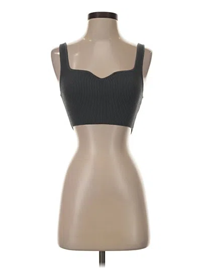 Pre-owned Babaton Tube Top Gray Strapless Neckline Tops