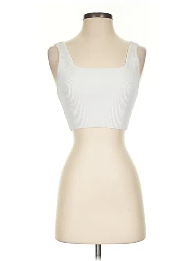 Pre-owned Babaton Tube Top Ivory Strapless Neckline Tops