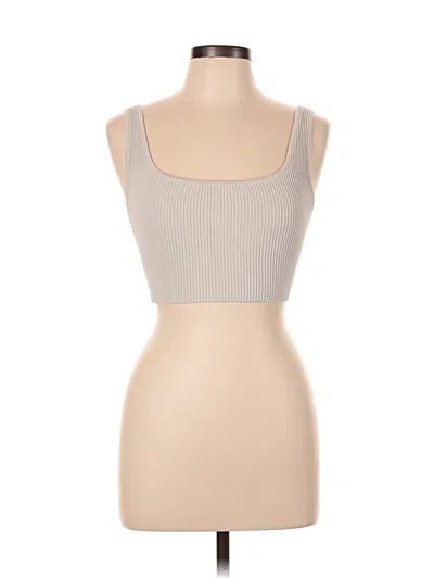 Pre-owned Babaton Tube Top Ivory Strapless Neckline Tops