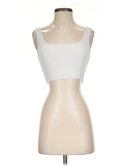 Pre-owned Babaton Tube Top Ivory Strapless Neckline Tops