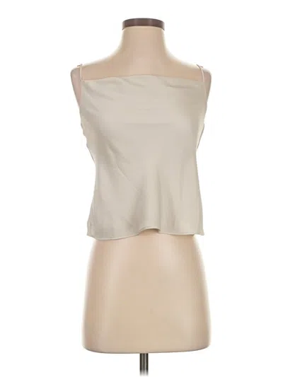Pre-owned Babaton Tube Top Ivory Strapless Neckline Tops In White