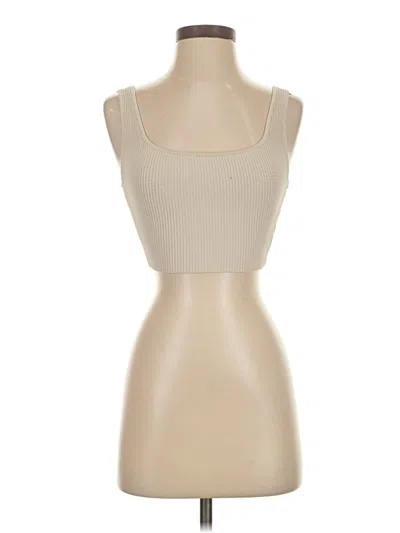 Pre-owned Babaton Tube Top Tan Strapless Neckline Tops
