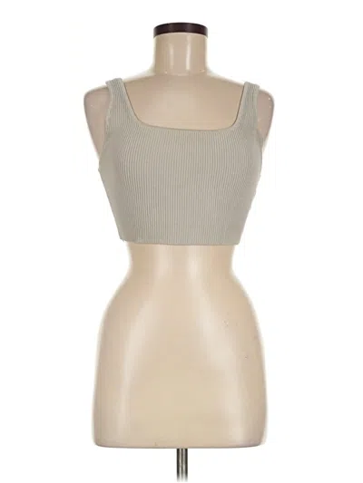 Pre-owned Babaton Tube Top Tan Strapless Neckline Tops