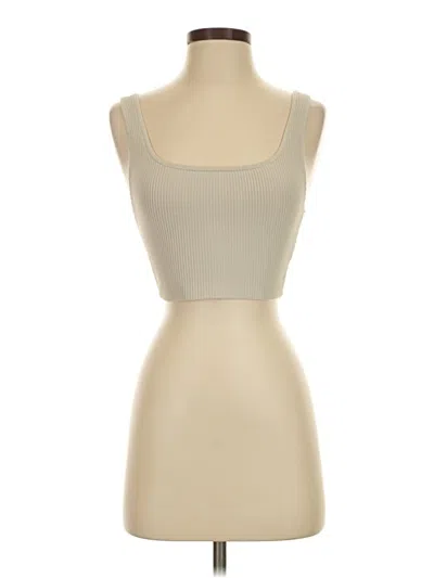 Pre-owned Babaton Tube Top Tan Strapless Neckline Tops