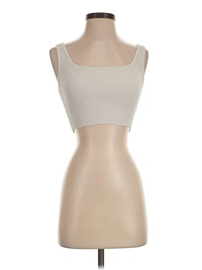 Pre-owned Babaton Tube Top Tan Strapless Neckline Tops