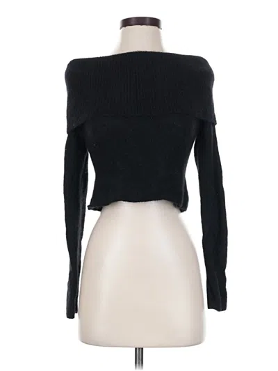 Pre-owned Babaton Turtleneck Sweater In Black