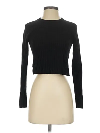 Pre-owned Babaton Turtleneck Sweater In Black