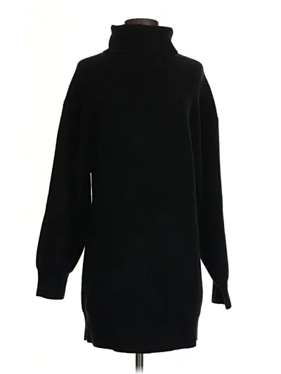 Pre-owned Babaton Turtleneck Sweater In Black