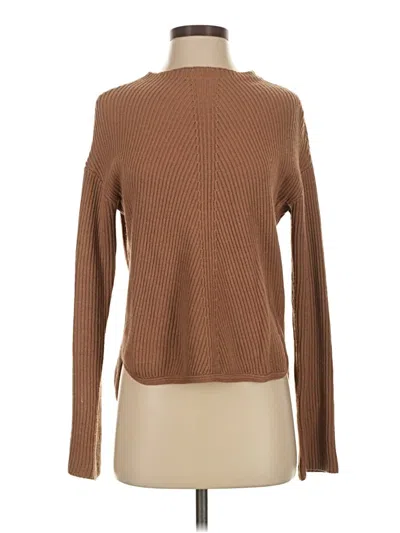Pre-owned Babaton Turtleneck Sweater In Brown