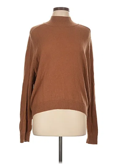 Pre-owned Babaton Turtleneck Sweater In Brown