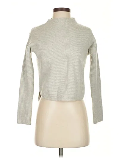 Pre-owned Babaton Turtleneck Sweater In Gray