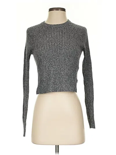 Pre-owned Babaton Turtleneck Sweater In Gray