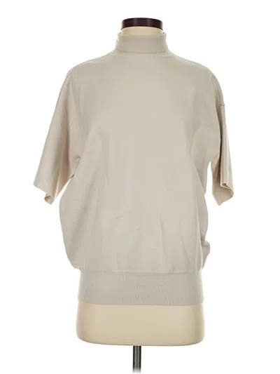 Pre-owned Babaton Turtleneck Sweater In Tan