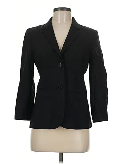 Pre-owned Babaton Wool Blazer Jacket In Black