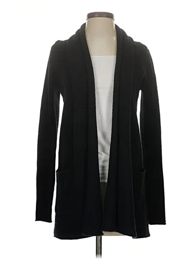 Pre-owned Babaton Wool Cardigan Sweater In Black
