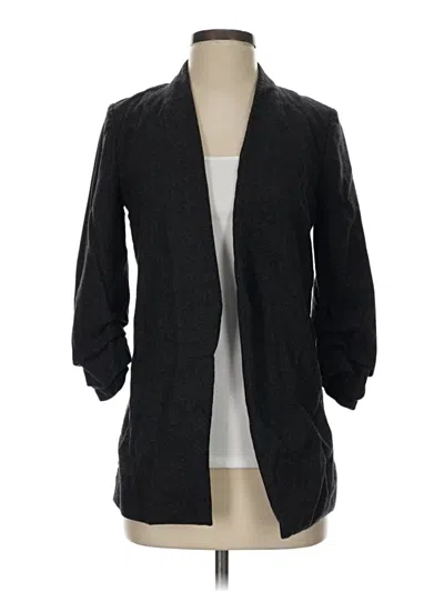 Pre-owned Babaton Wool Cardigan Sweater In Black