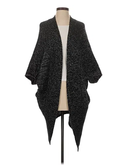 Pre-owned Babaton Wool Cardigan Sweater In Black