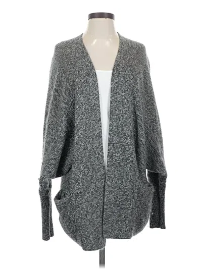 Pre-owned Babaton Wool Cardigan Sweater In Gray