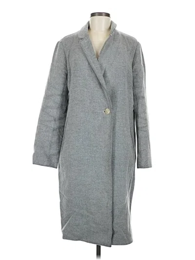Pre-owned Babaton Wool Coat In Gray