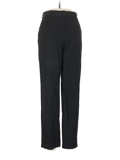 Pre-owned Babaton Wool Pants In Black