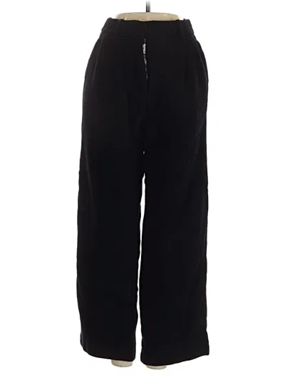 Pre-owned Babaton Wool Pants In Black