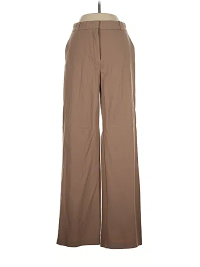Pre-owned Babaton Wool Pants In Brown