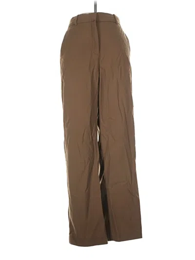 Pre-owned Babaton Wool Pants In Brown