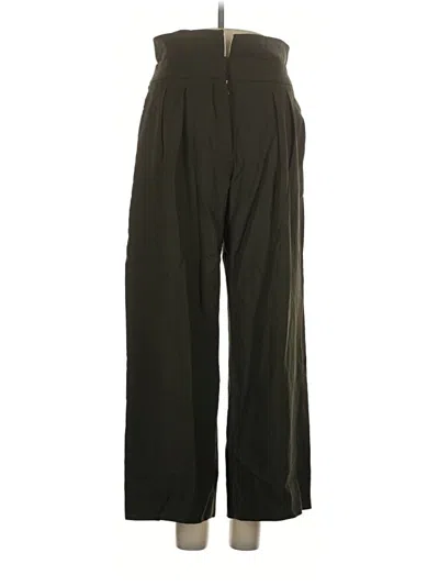 Pre-owned Babaton Wool Pants In Green