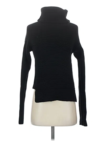 Pre-owned Babaton Wool Pullover Sweater In Black