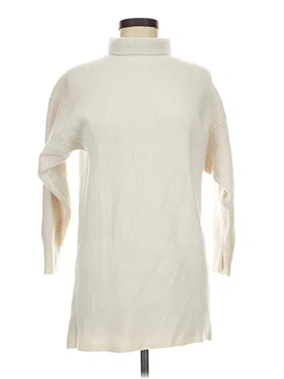 Pre-owned Babaton Wool Pullover Sweater In White