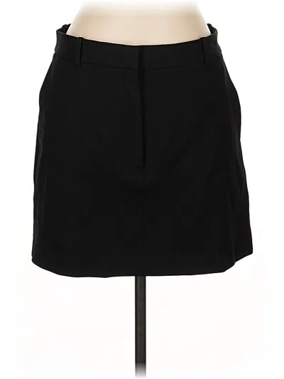 Pre-owned Babaton Wool Skirt In Black