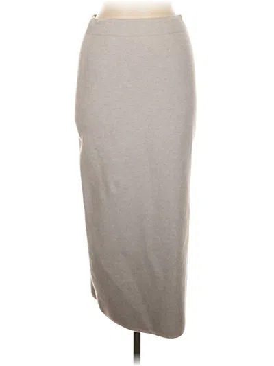 Pre-owned Babaton Wool Skirt In Gray