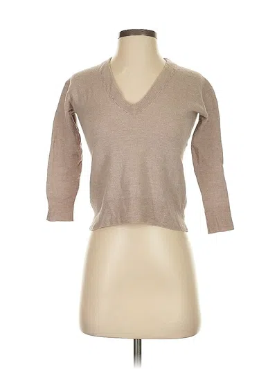 Pre-owned Babaton Wool Sweater In Brown