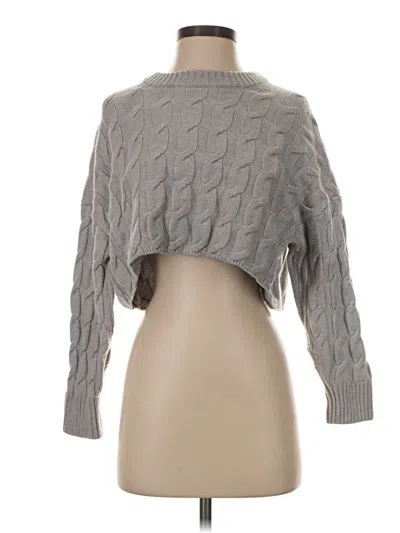 Pre-owned Babaton Wool Sweater In Gray