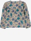 Babe &amp; Tess Cotton Dress With Floral Pattern In Red