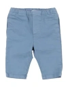 Babe And Tess Babe & Tess Newborn Boy Pants Pastel Blue Size 3 Cotton, Elastane In Blue