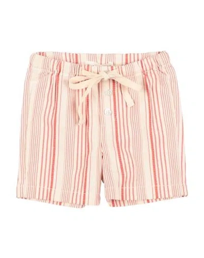 Babe And Tess Babies' Babe & Tess Newborn Boy Shorts & Bermuda Shorts Rust Size 3 Cotton In Red