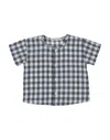 Babe And Tess Babe & Tess Newborn Girl Shirt Midnight Blue Size 3 Cotton In Blue