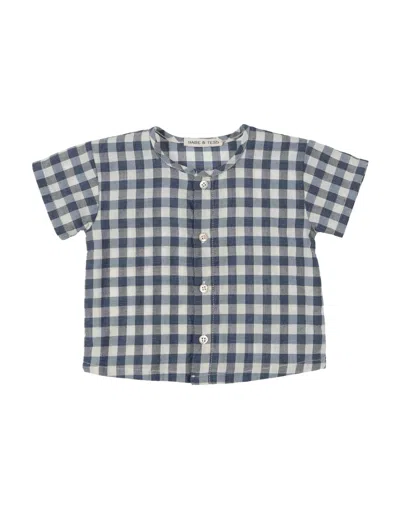 Babe And Tess Babies' Babe & Tess Newborn Girl Shirt Midnight Blue Size 3 Cotton