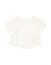 Babe And Tess Babe & Tess Newborn Girl Top Beige Size 1 Linen In Beige