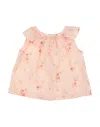 Babe And Tess Babies' Babe & Tess Newborn Girl Top Pink Size 3 Cotton, Elastane