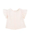Babe And Tess Babe & Tess Newborn Girl Top White Size 3 Cotton In White
