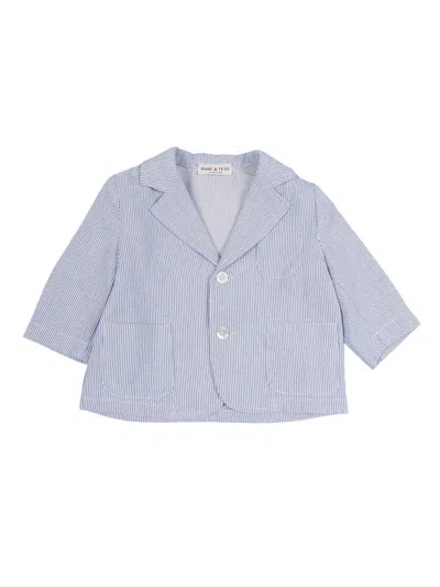 Babe And Tess Kids' Babe & Tess Saint Tropez Jacket In Blue