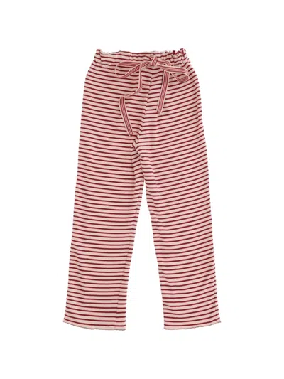 Babe And Tess Kids' Striped Trousers In Multi