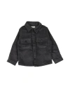 Babe And Tess Babe & Tess Toddler Boy Shirt Charcoal Size 4 Cotton, Elastane In Black