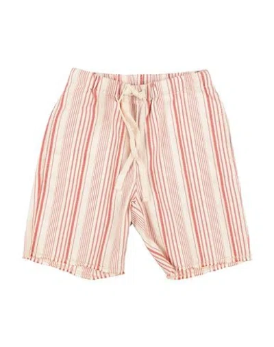 Babe And Tess Babies' Babe & Tess Toddler Boy Shorts & Bermuda Shorts Red Size 3 Cotton