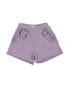 Babe And Tess Babe & Tess Toddler Girl Shorts & Bermuda Shorts Lilac Size 6 Cotton In Multi