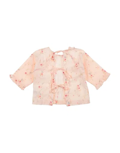 Babe And Tess Babies' Babe & Tess Toddler Girl T-shirt Pink Size 3 Cotton, Elastane