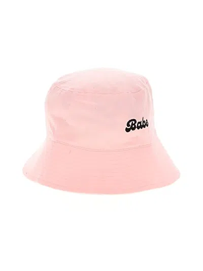 Pre-owned Babe Sun Hat In Pink